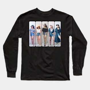 SCG Colorful Model Long Sleeve T-Shirt